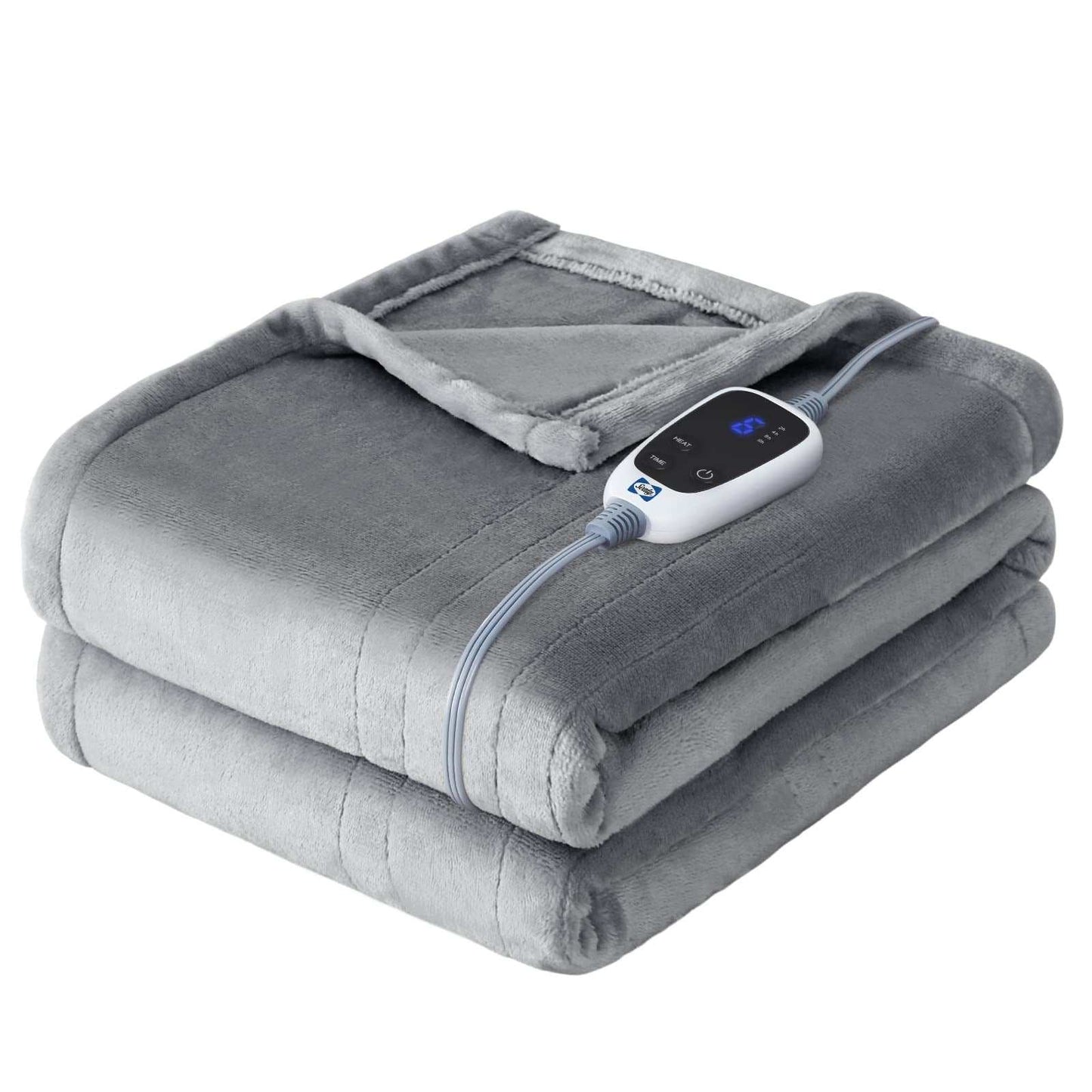 Solfres 7lbs Weighted Blanket soft breathable sensory blanket for kids and adults with machine washable cover
