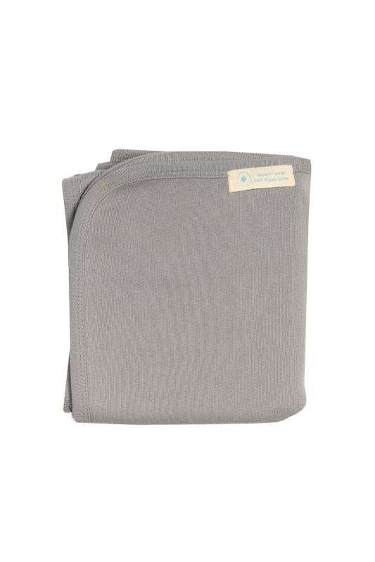Gray Forever Blanket for girl and boy, 100% organic cotton, cozy and machine washable